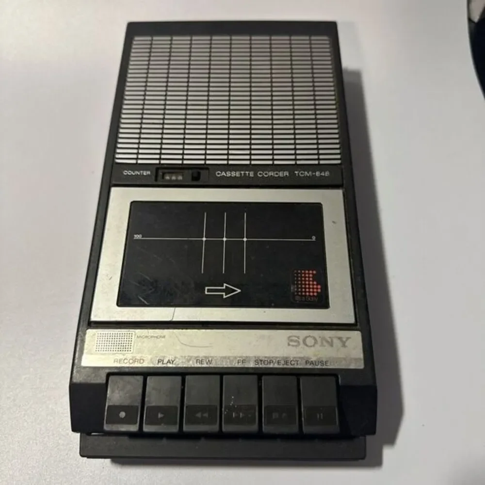 Sony Cassette‎ Corder TCM-848 W/counter-parts Or Repair